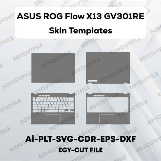 ASUS ROG Flow X13 GV301RE-LI024W 13.4 Vector Skin Cut Files