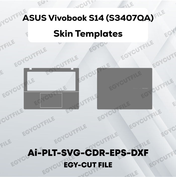 ASUS Vivobook S14 (S3407QA) Vector Skin Cut Files