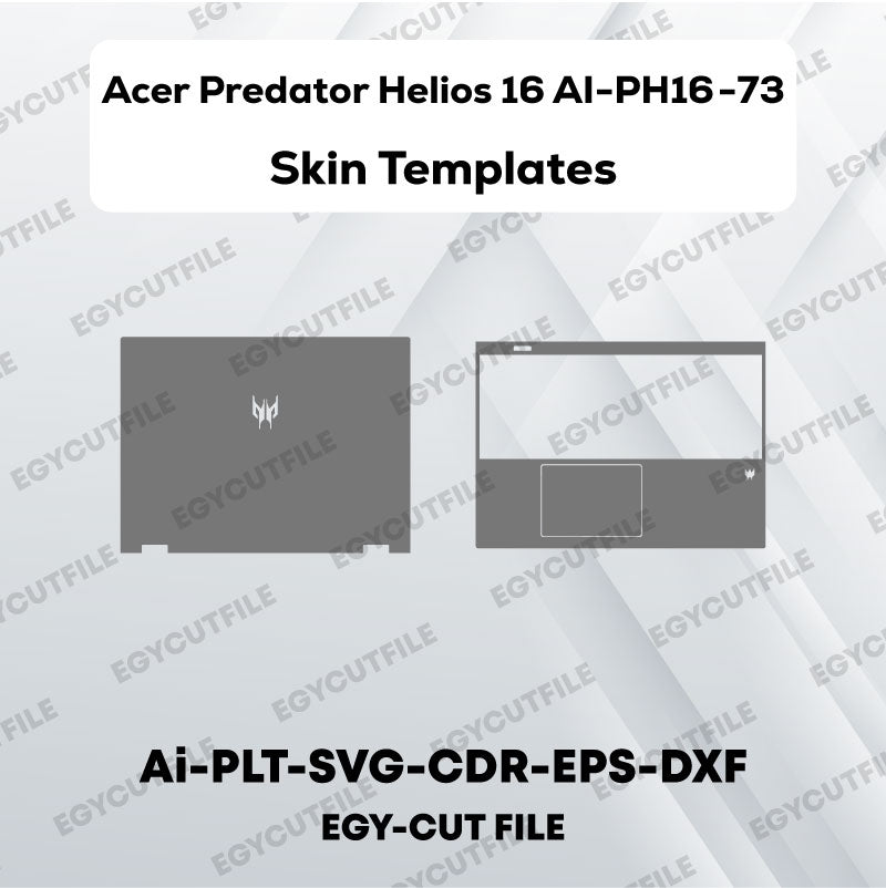 Acer Predator Helios 16 AI-PH16-73 Vector Skin Cut Files