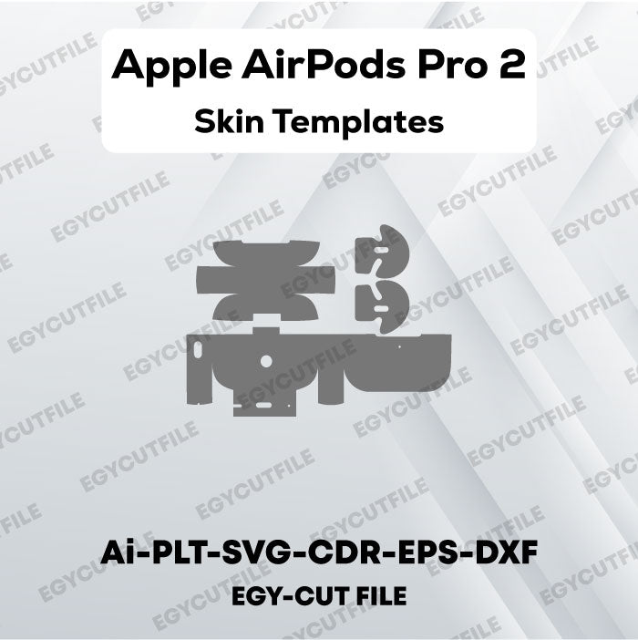 Apple AirPods Pro 2 Vector Skin Cut Files