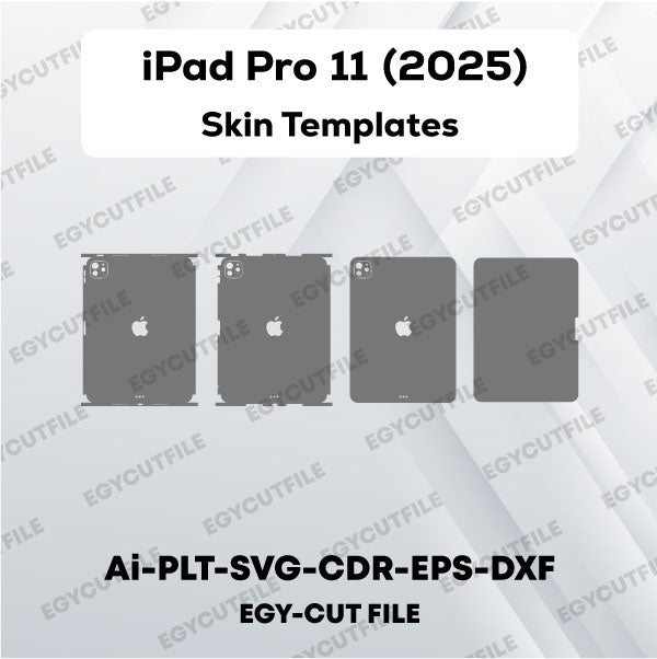 Apple iPad Pro 11 (2025) Vector Skin Cut Files