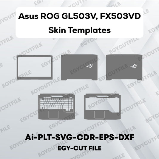 Asus ROG GL503v, FX503VD Vector Skin Cut Files