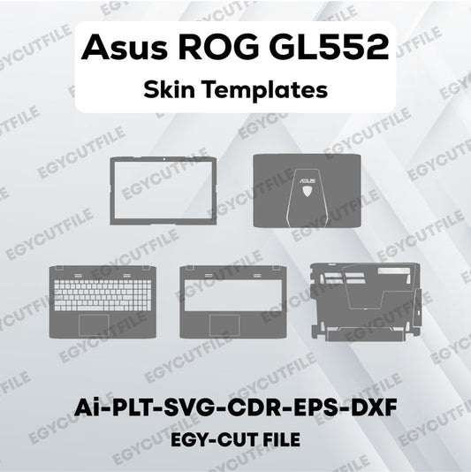 Asus ROG GL552 Vector Skin Cut Files