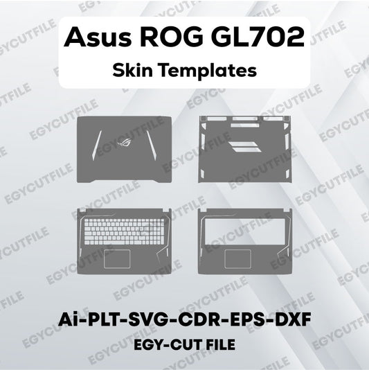 Asus ROG GL702 Vector Skin Cut Files