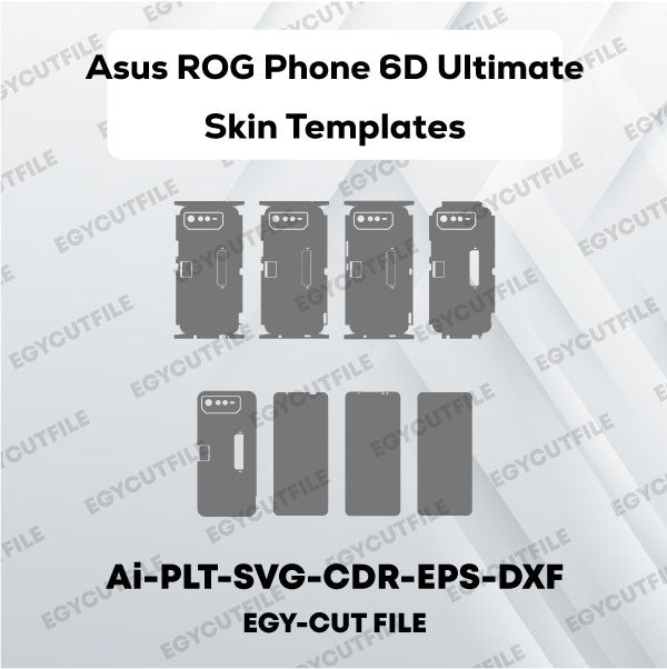 Asus ROG Phone 6D Ultimate Vector Skin Cut Files
