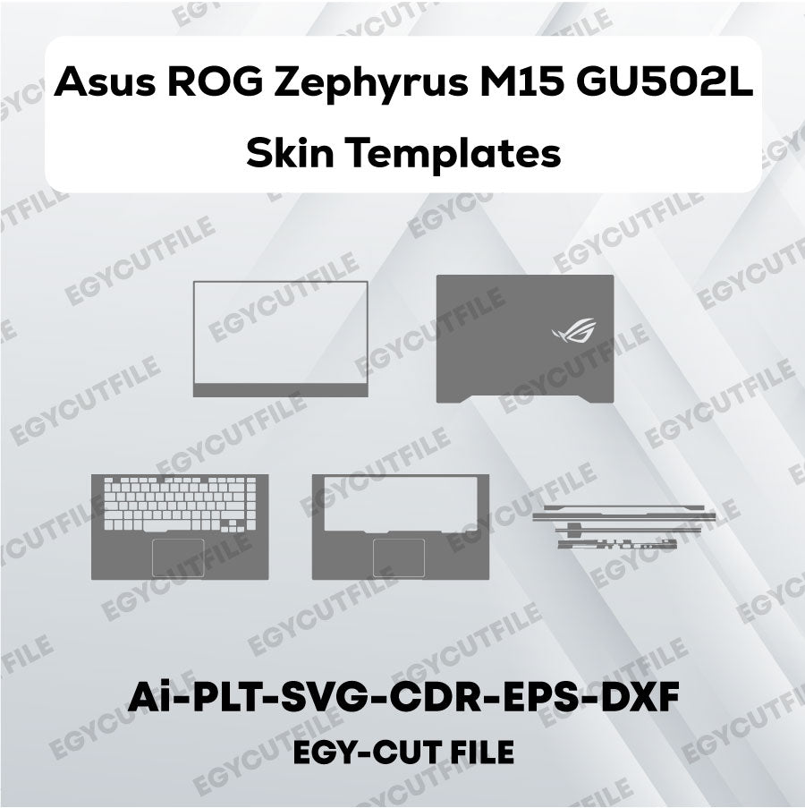 Asus ROG Zephyrus M15 GU502L Vector Skin Cut Files