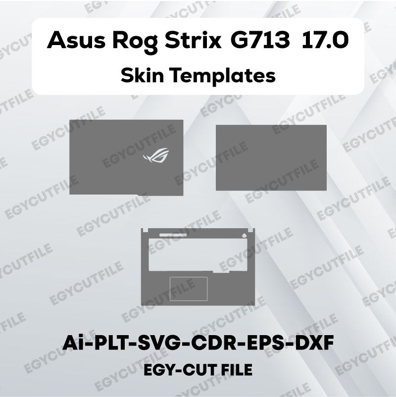 Asus Rog STRIX G713 17.0 Vector Skin Cut Files