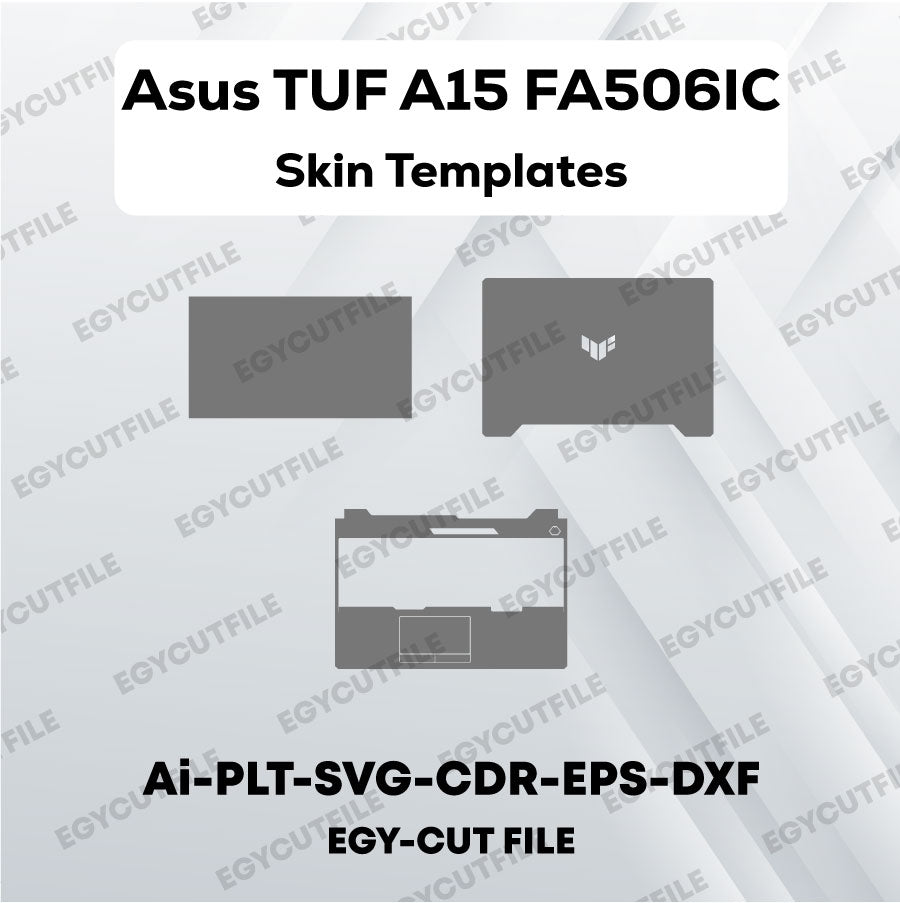 Asus TUF A15 FA506IC Vector Skin Cut Files