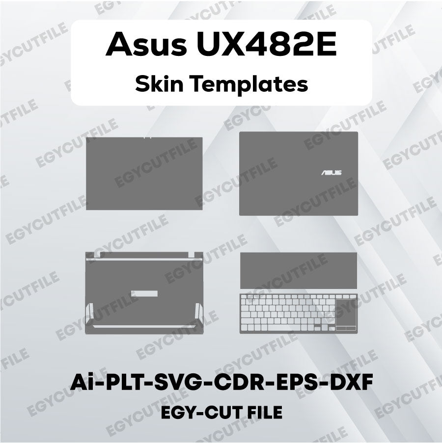 Asus UX482E Vector Skin Cut Files
