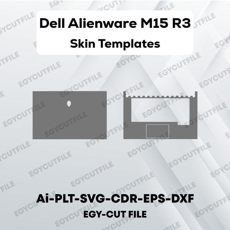 Dell Alienware M15 R3 Vector Skin Cut Files