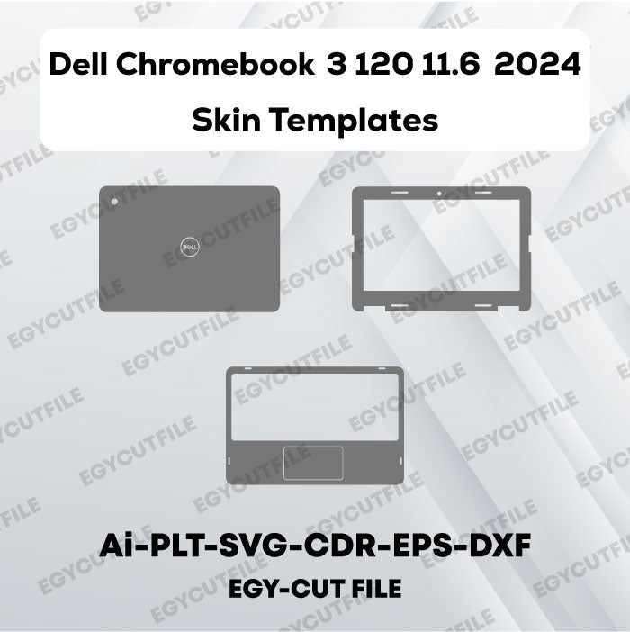 Dell Chromebook 3120 laptop/2 in 1 11.6 2024 Vector Skin Cut Files