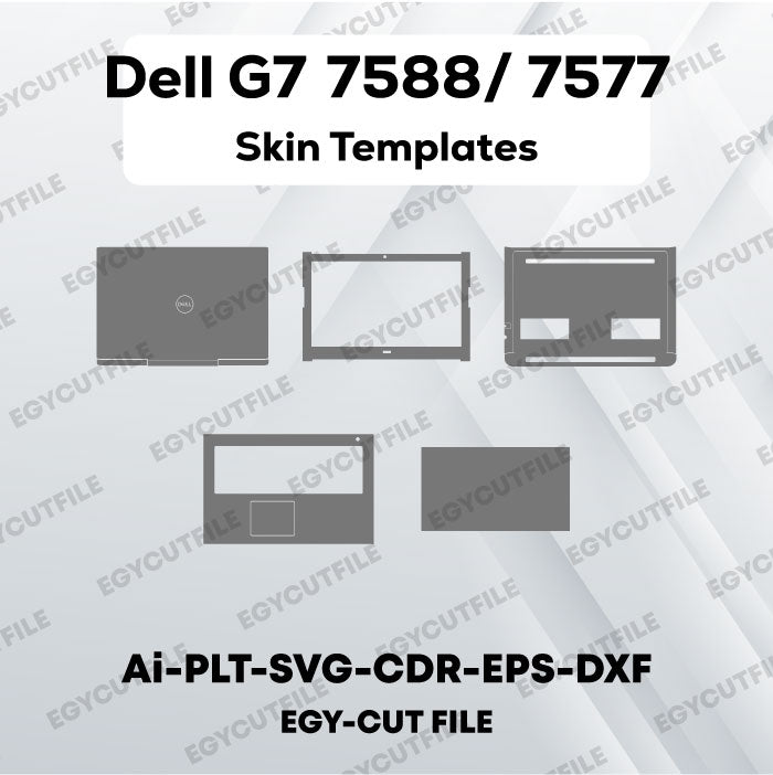 Dell G7 7577-7588 Vector Skin Cut Files