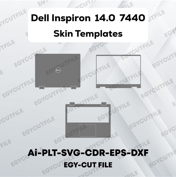 Dell Inspiron 14 2-in-1 7440 14.0 2024 Vector Skin Cut Files