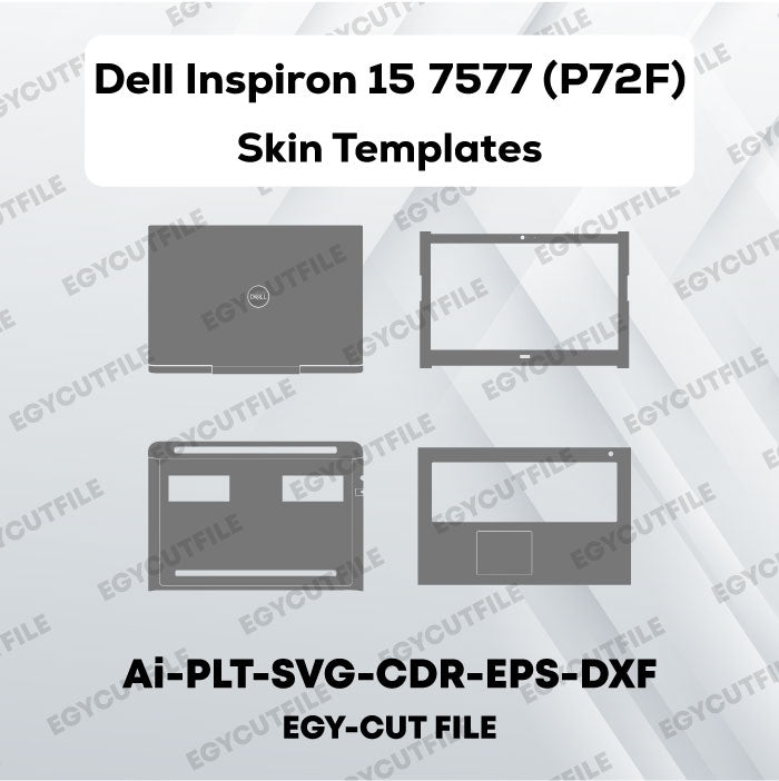 Dell Inspiron 15 7577 (P72F) Vector Skin Cut Files