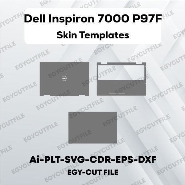 Dell Inspiron 7000 P97F Vector Skin Cut Files