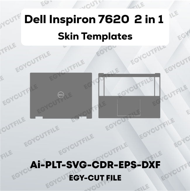 Dell Inspiron 7620 2-in-1 Vector Skin Cut Files