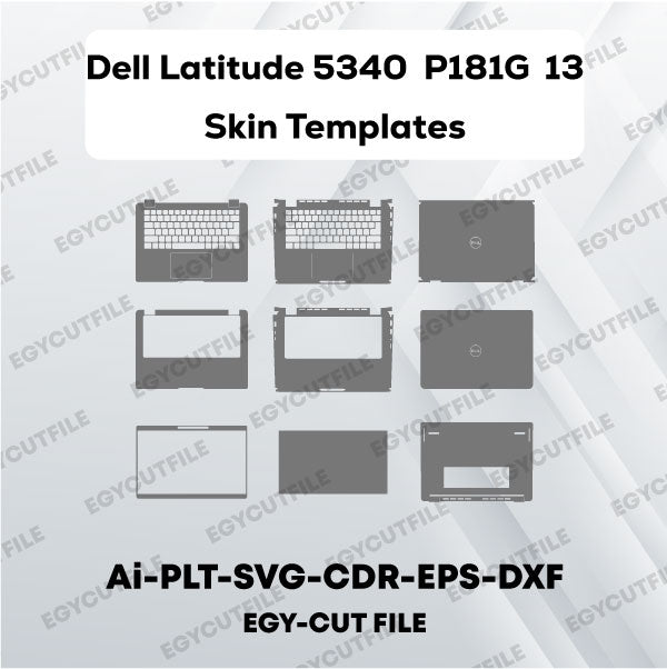 Dell Latitude 13 5340 P181G Vector Skin Cut Files