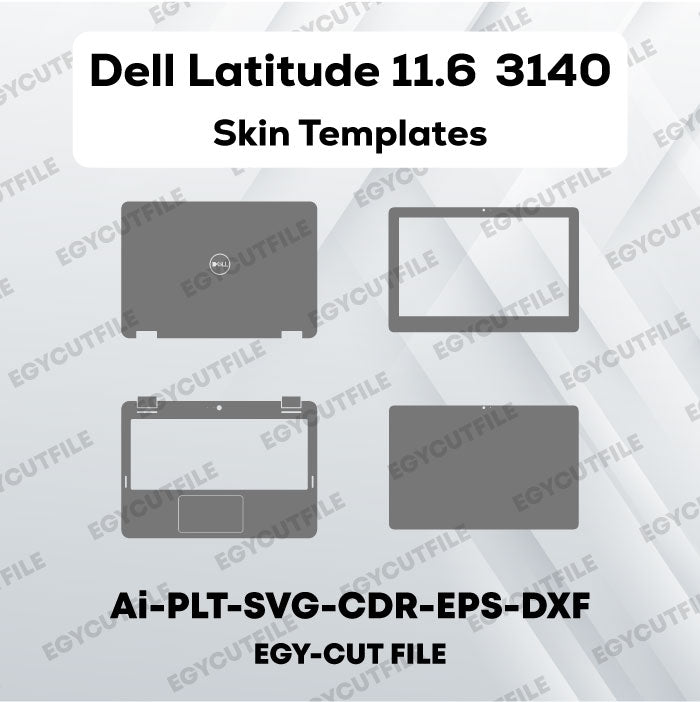 Dell Latitude 3140 Laptop or 2-in-1 11.6 2023 Vector Skin Cut Files
