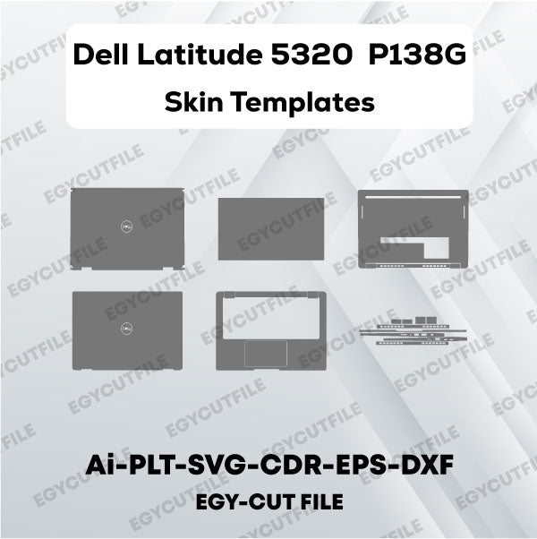Dell Latitude 5320 P138G Vector Skin Cut Files