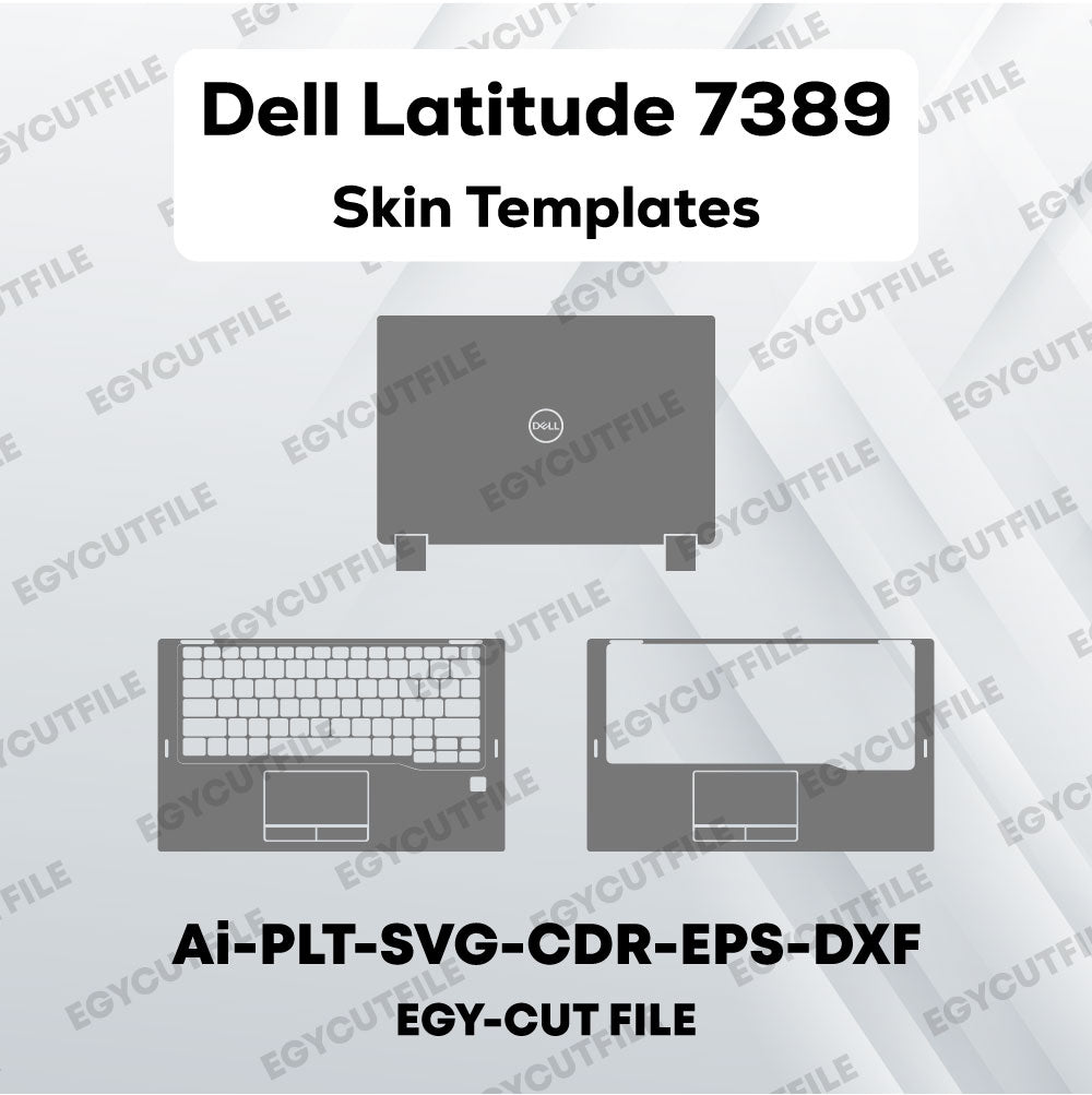 Dell Latitude 7389 Vector Skin Cut Files