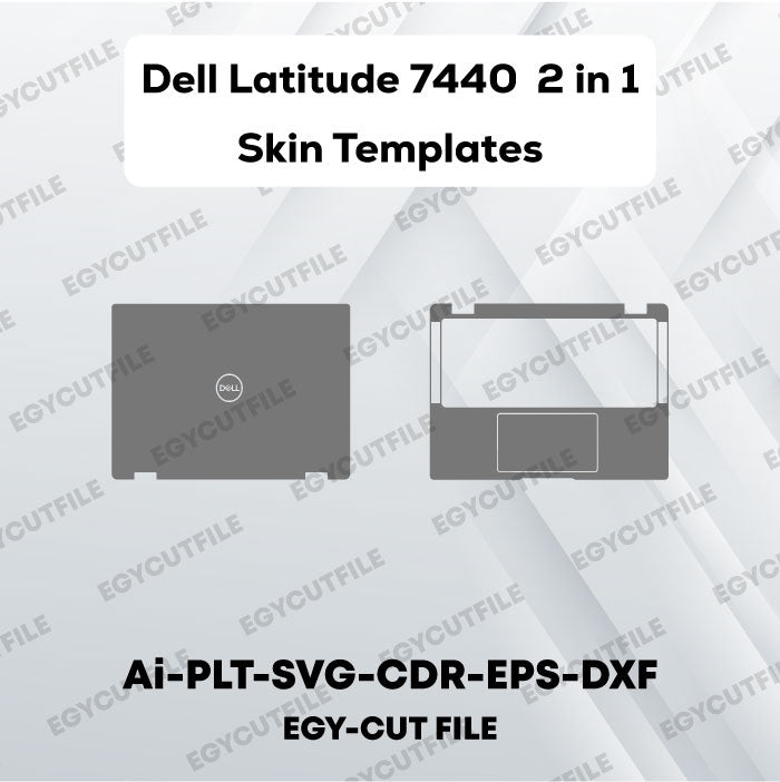 Dell Latitude 7440 2 in 1 Vector Skin Cut Files