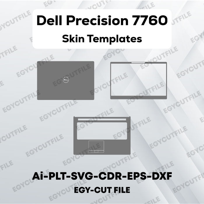 Dell Precision 7760 Vector Skin Cut Files