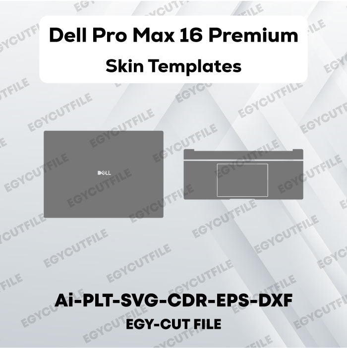 Dell Pro Max 16 Premium Vector Skin Cut Files