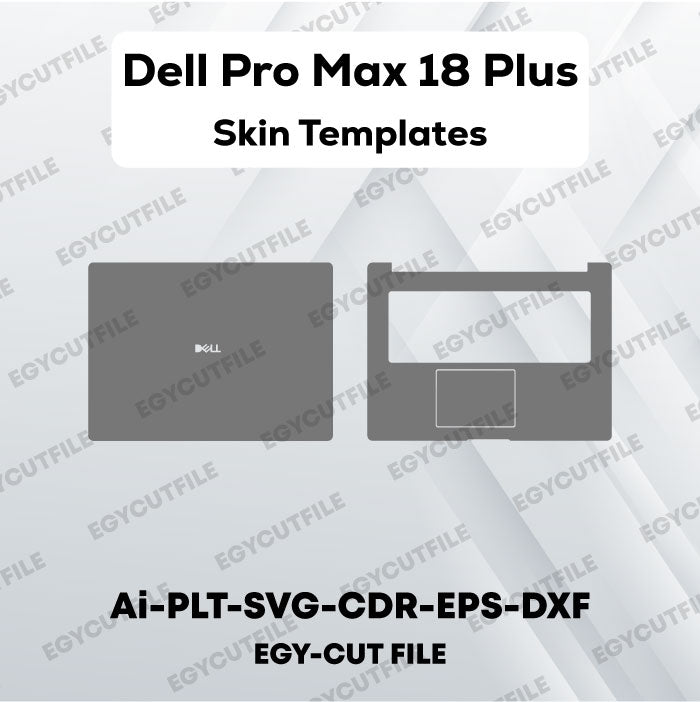 Dell Pro Max 18 Plus Vector Skin Cut Files