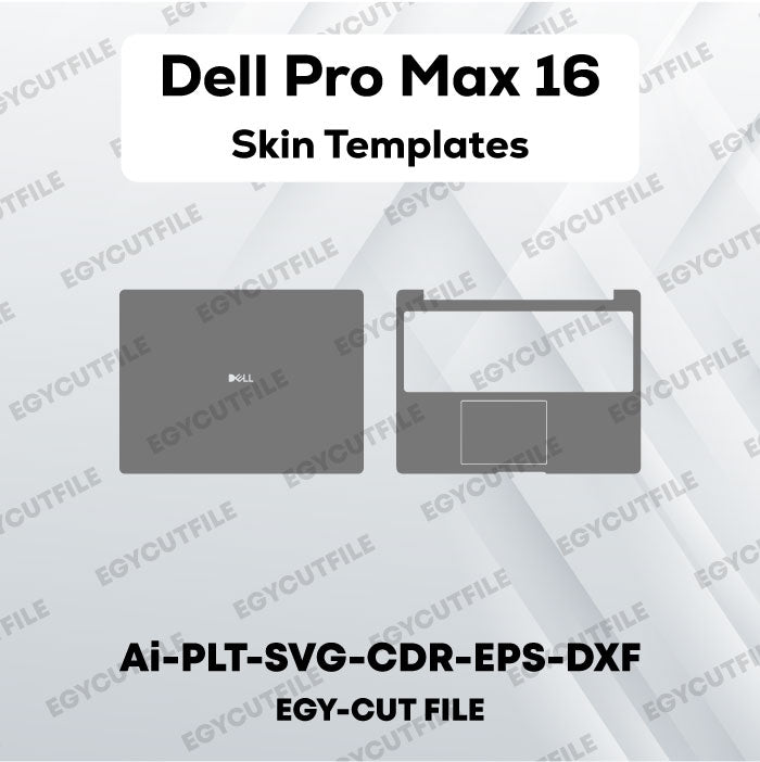 Dell Pro Max 16 Vector Skin Cut Files