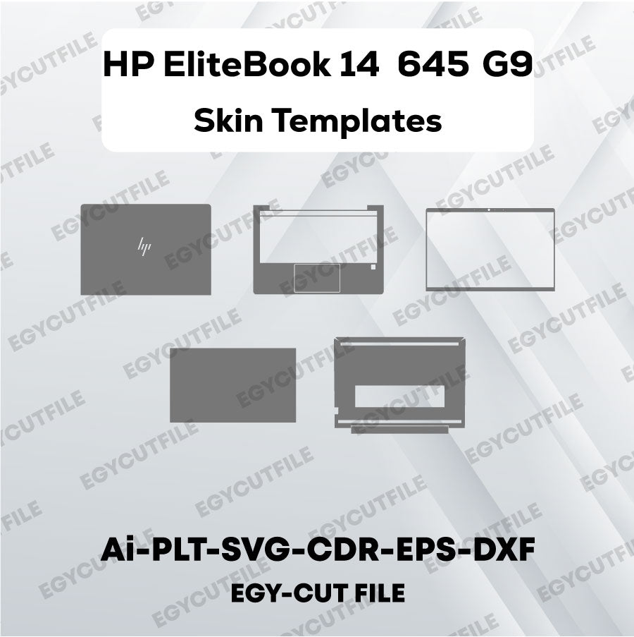 HP EliteBook 645 G9 14 inch Vector Skin Cut Files