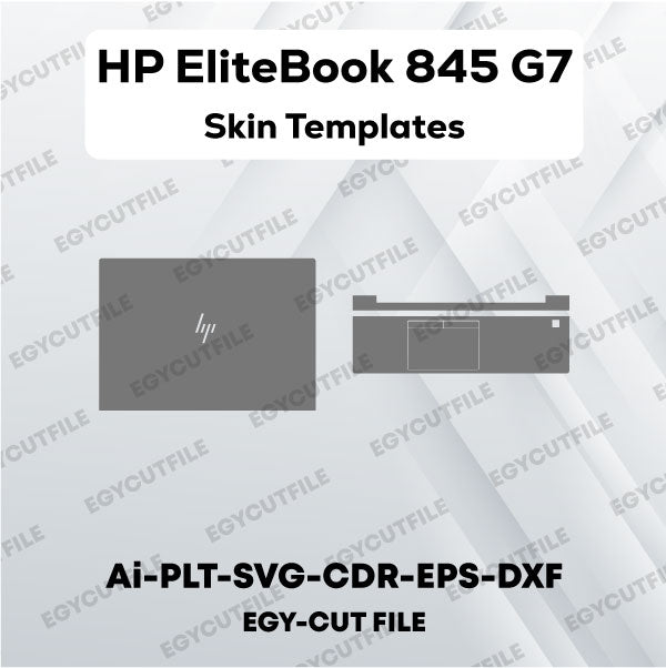 HP EliteBook 845 G7 Vector Skin Cut Files