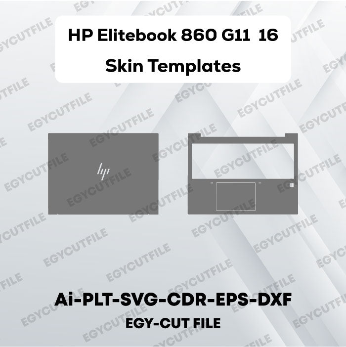 HP Elitebook 16 860 G11 Vector Skin Cut Files