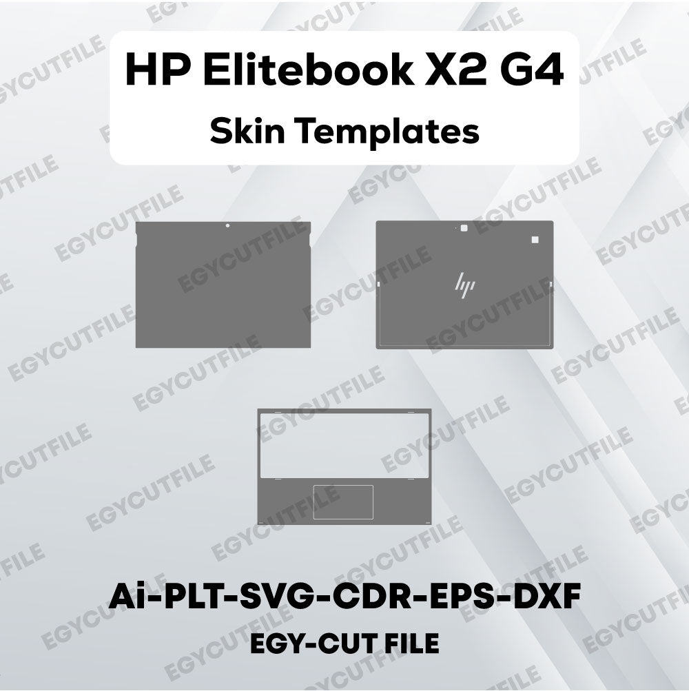 HP Elitebook X2 G4 Vector Skin Cut Files