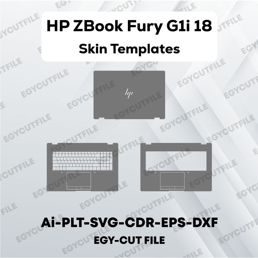HP ZBook Fury G1i 18 Vector Skin Cut Files