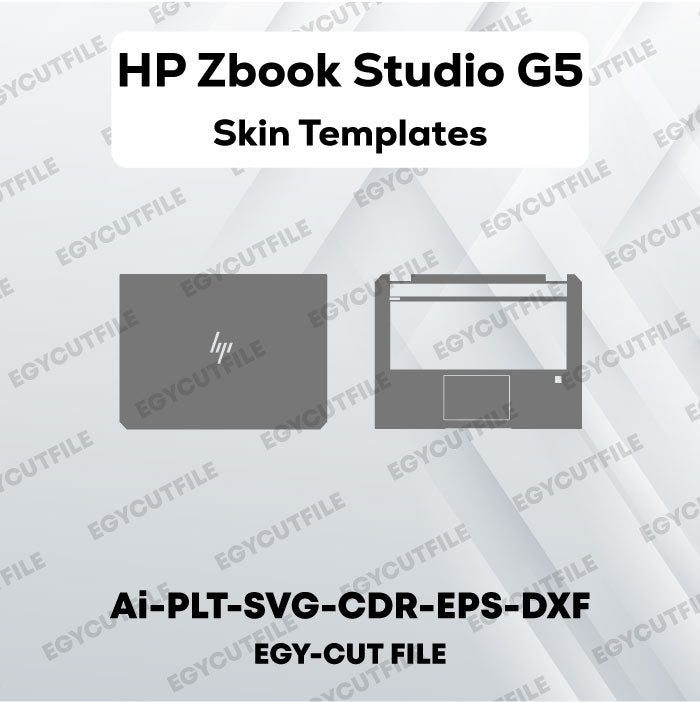 HP Zbook Studio G5 Vector Skin Cut Files