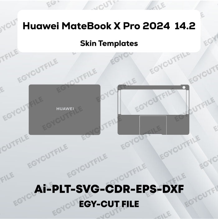 HUAWEI MateBook X Pro 14.2 2024 Vector Skin Cut Files