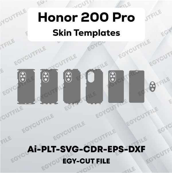 Honor 200 Pro Vector Skin Cut Files
