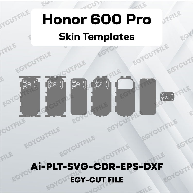 Honor 600 Pro Vector Skin Cut Files