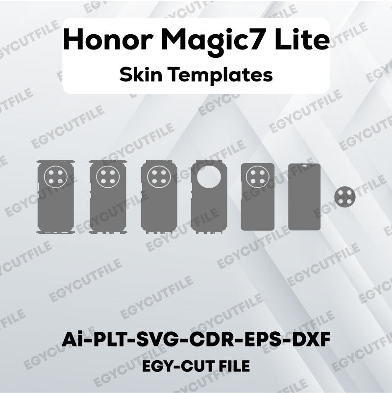 Honor Magic 7 Lite Vector Skin Cut Files