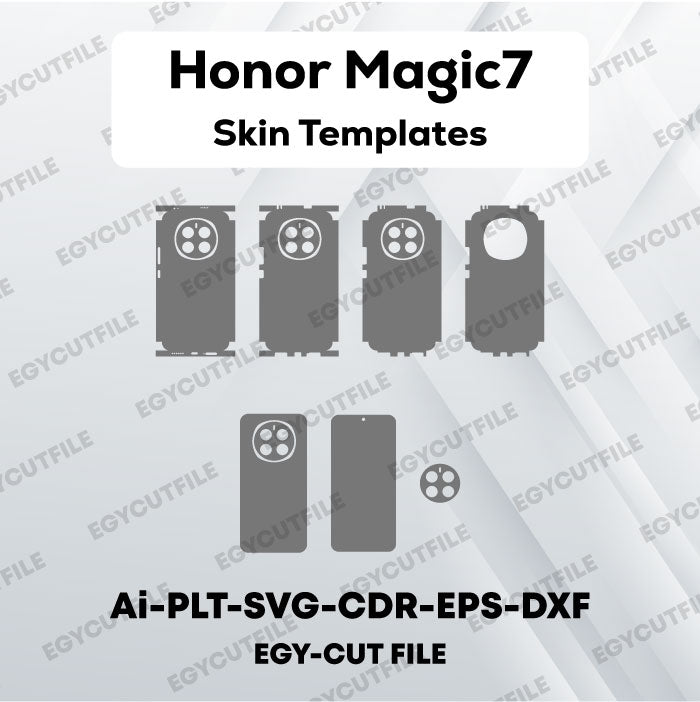 Honor Magic7 Vector Skin Cut Files