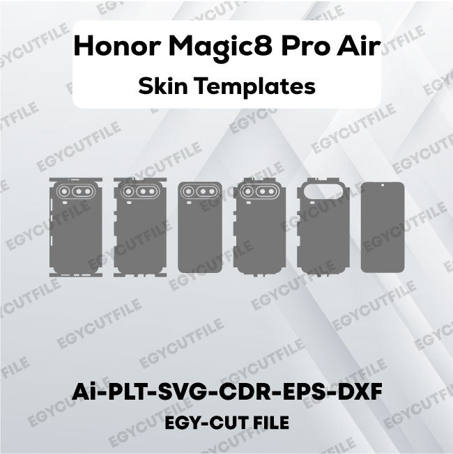 Honor Magic8 Pro Air Vector Skin Cut Files