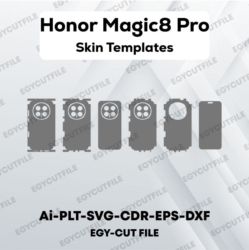 Honor Magic8 Pro Vector Skin Cut Files