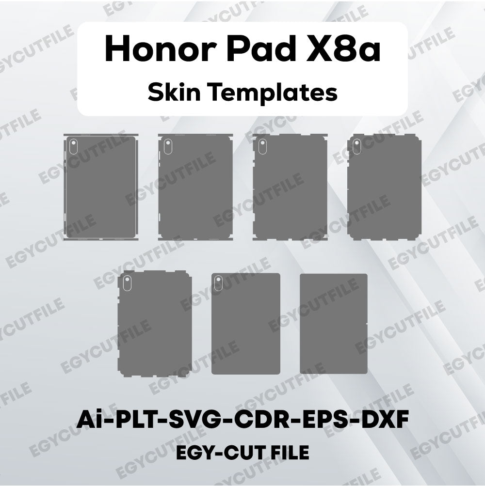 Honor Pad X8a Vector Skin Cut Files