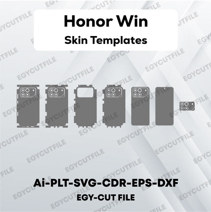 Honor Win Vector Skin Cut Files