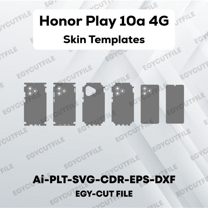 Honor Play 10a 4G Vector Skin Cut Files