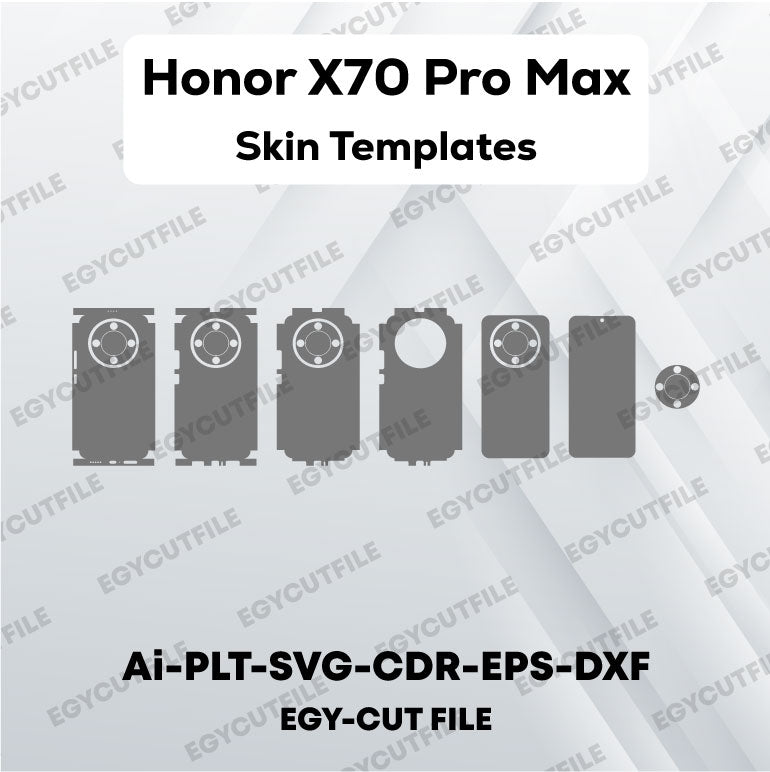 Honor X70 Pro Max Vector Skin Cut File
