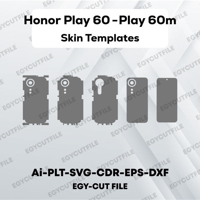 Honor play 60-Play 60m Vector Skin Cut Files