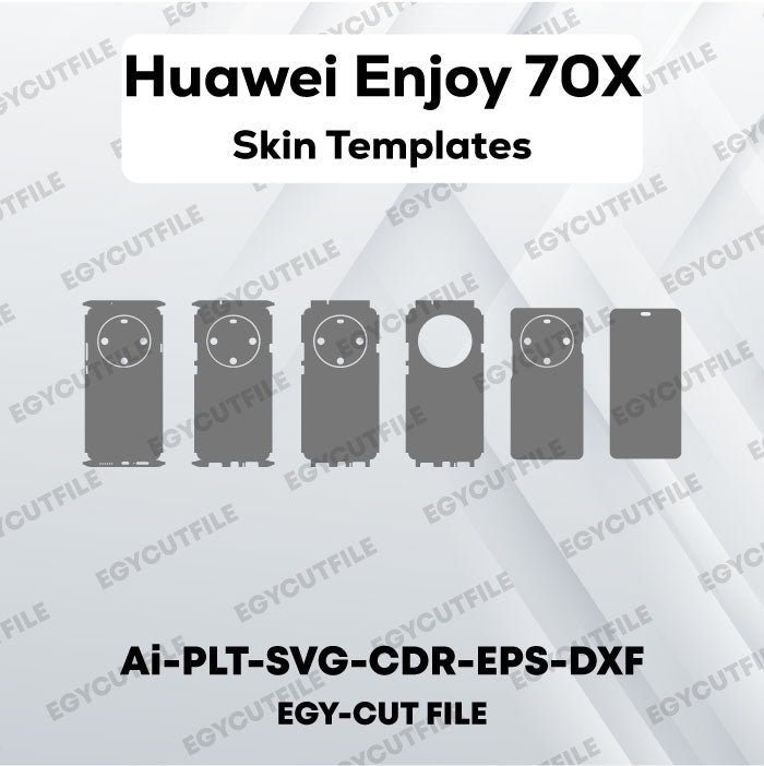 Huawei Enjoy 70X Vector Skin Cut Files