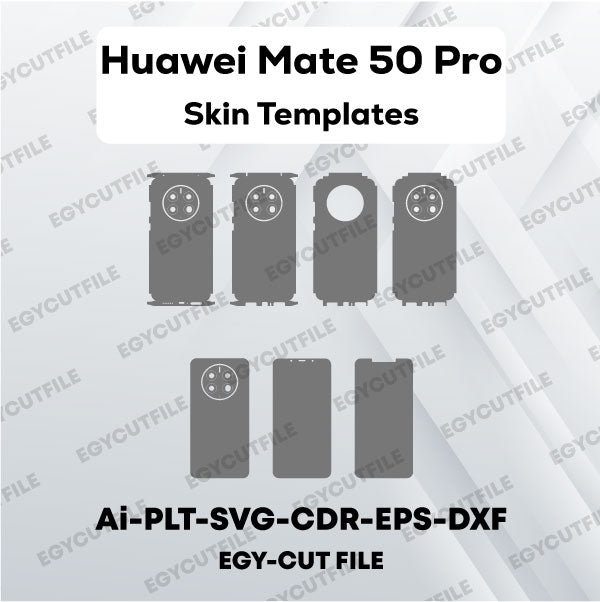 Huawei Mate 50 Pro Vector Skin Cut Files