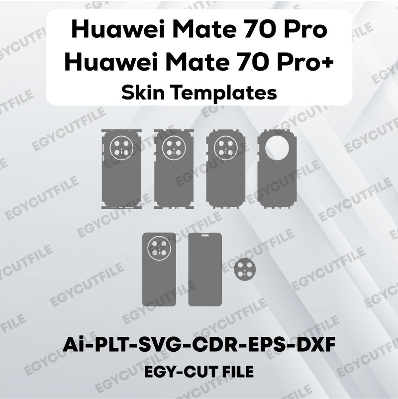 Huawei Mate 70 Pro+/ Mate 70 Pro Vector Skin Cut Files